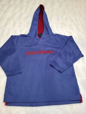 GAP Blue Hoodie with Red Lining and Logo